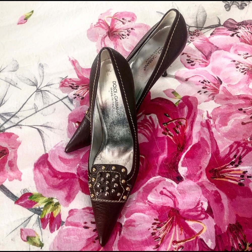 Dolce and Gabbana Vero Cuoio heels